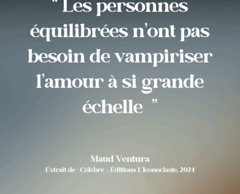 Citation - Maud Ventura