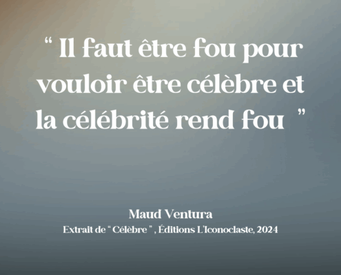 Citation - Maud Ventura