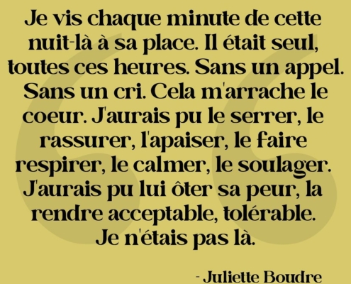 Citation - Juliette Boudre