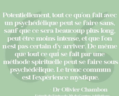 Citation - Dr Olivier Chambon