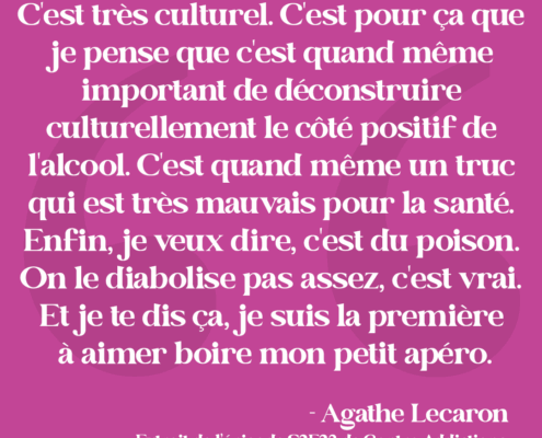 Citation - Agathe Lecaron