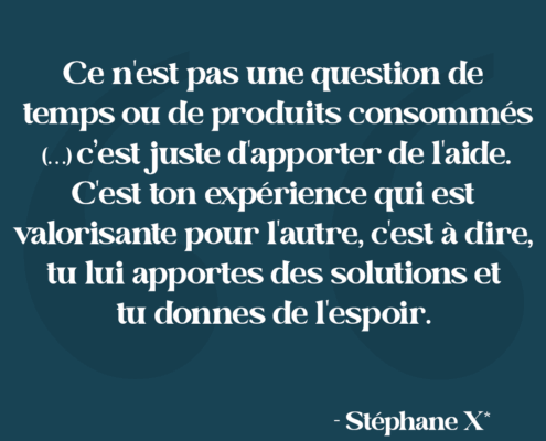 Citation - Stéphane X.